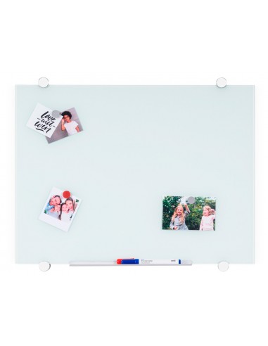 Pizarra blanca q-connect cristal...