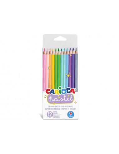 Lapices de colores carioca pastel...