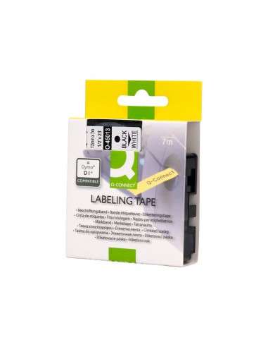 Cinta q-connect 1000 negro-blanco...