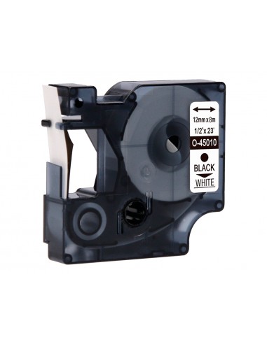 Cinta q-connect mk-221 blanco-negro...