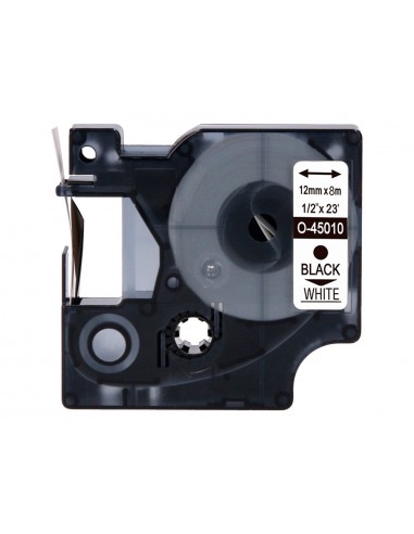 Cinta q-connect mk-221 blanco-negro...