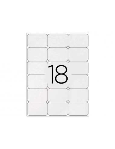 Etiqueta adhesiva q-connect kf01583...