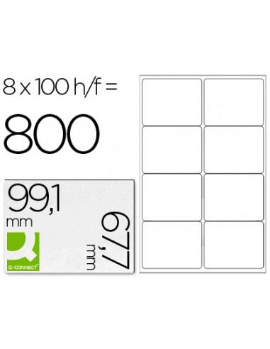 Etiqueta adhesiva q-connect kf01588...