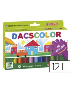 Lapices cera dacscolor caja...