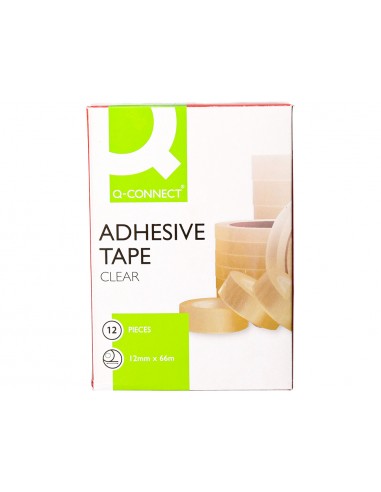 Cinta adhesiva q-connect transparente...