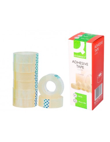 Cinta adhesiva q-connect transparent...