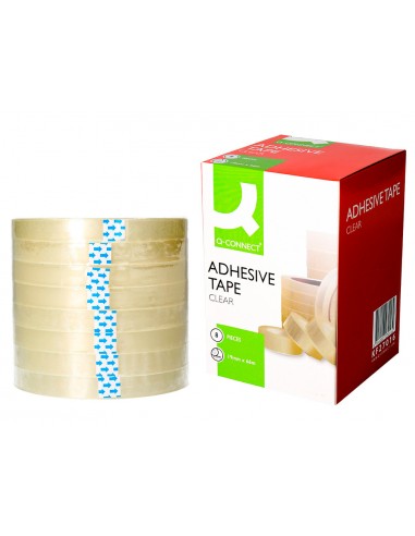 Cinta adhesiva q-connect transparent...