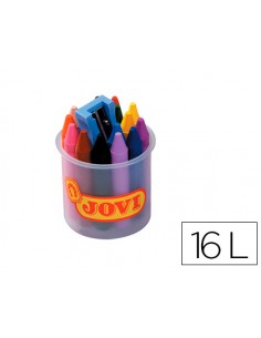 Lapices cera jovicolor bote...
