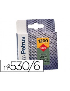 Grapas petrus nº 530/6 caja...