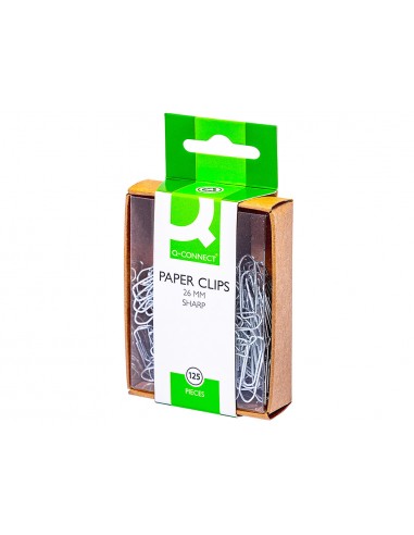 Clips niquelats q-connect 26 mm caixa...
