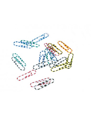 Clips colors ratllats q-connect 50 mm...