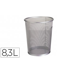 Paperera metalica q-connect...