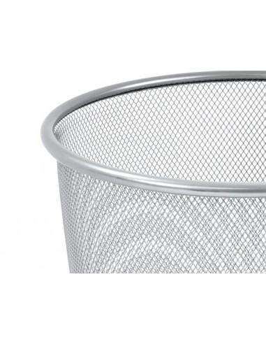 Paperera metalica q-connect reixa...