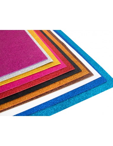 Goma eva amb purpurina biodegradable...