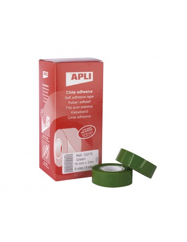 Cinta adhesiva apli 33 mt x 19 mm...