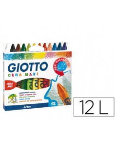 Lapices cera giotto maxi...
