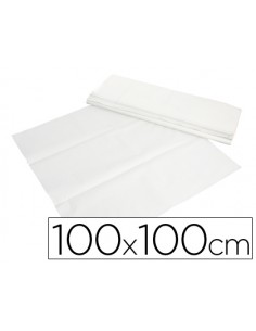 Mantel de papel blanco en...
