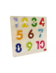 Puzle goula nombres 10 peces