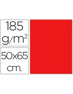 Cartulina guarro roja 50x65...