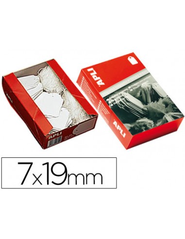 Etiquetas colgantes apli 383 7x19 mm...