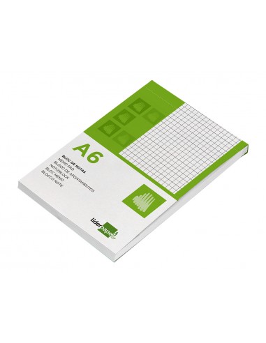 Bloc notes liderpapel quadre 4mm a6...