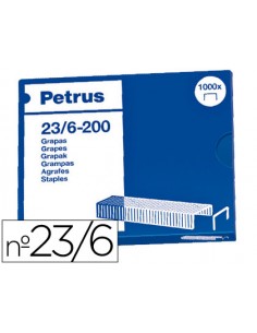 Grapas petrus nº 23/6 caja...
