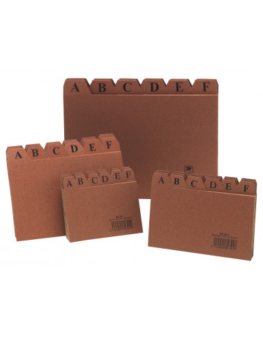 Índex fitxer cartró nº4 125x200 mm