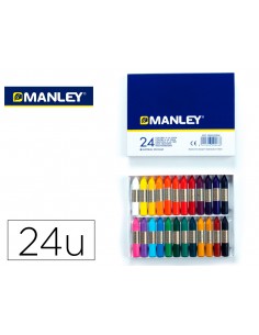 Lapices cera manley caja de...