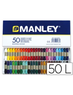 Lapices cera manley caja de...