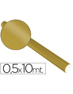Papel metalizado oro rollo...