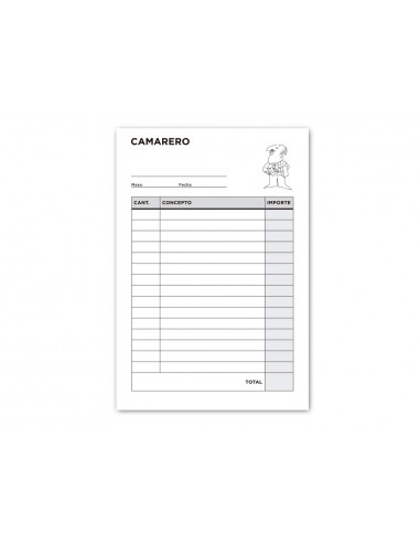 Talonari liderpapel camarer vuitè...