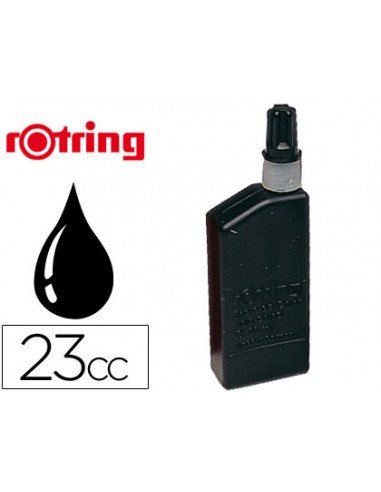 Tinta xina rotring negra pot 23 cc
