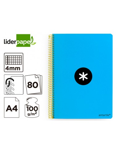 Quadern espiral a4 antartik tapa dura...