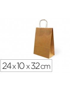 Bolsa kraft basika natural...