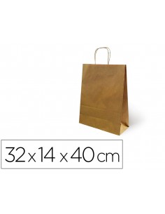 Bolsa kraft basika natural...