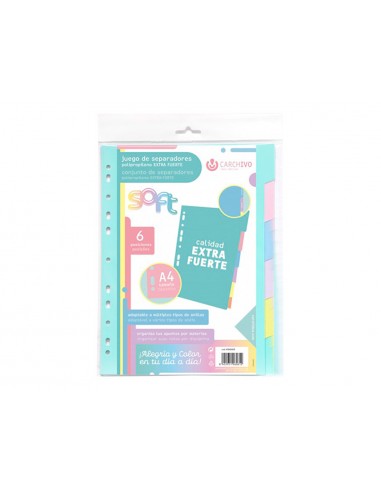 Separador carchivo polipropilè soft...