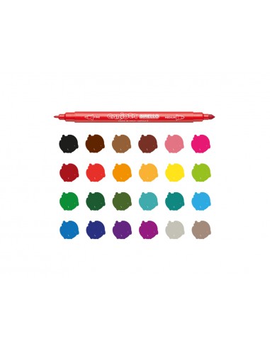 Rotulador carioca birello bipunta...