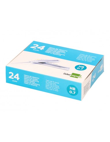 Mines liderpapel grafit 0,7 mm hb tub...