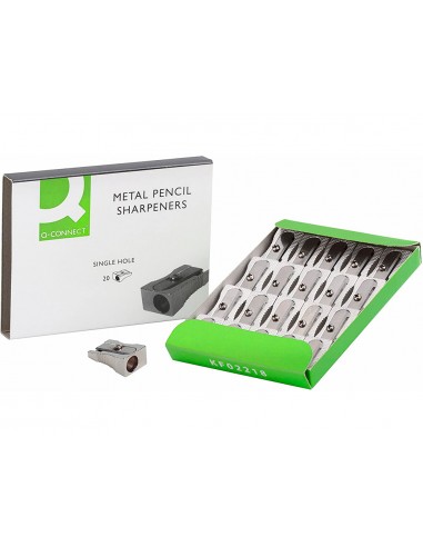 Sacapuntes q-connect metàl·lic 1 ús...