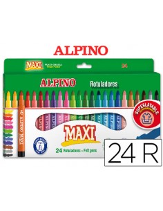 Rotulador alpino maxi caja...