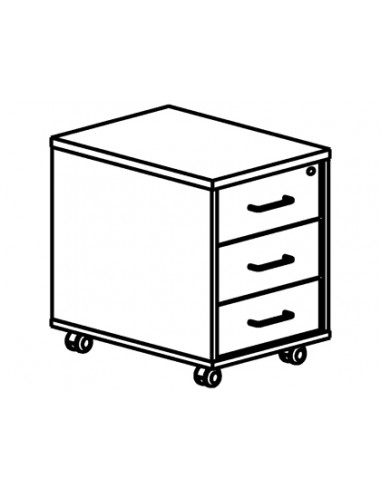 Calaixera rocada amb 3 calaixos sèrie...