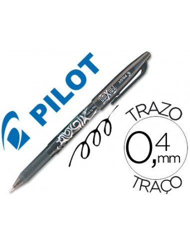 Boligraf pilot frixió esborrany negre