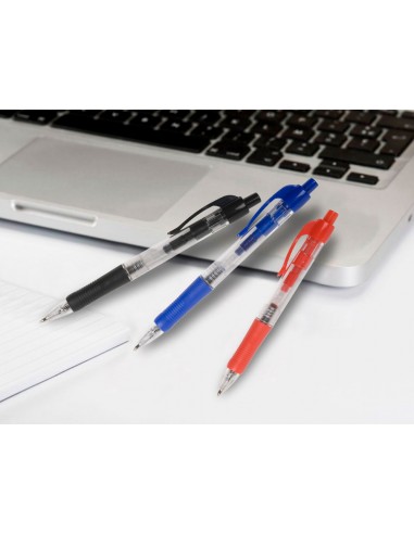 Boligraf q-connect retractil amb...