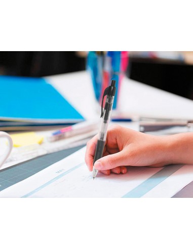Boligraf q-connect retractil amb...