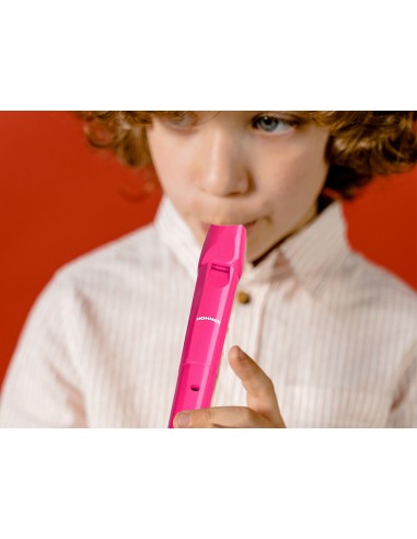 Flauta hohner 9508 color rosa funda...