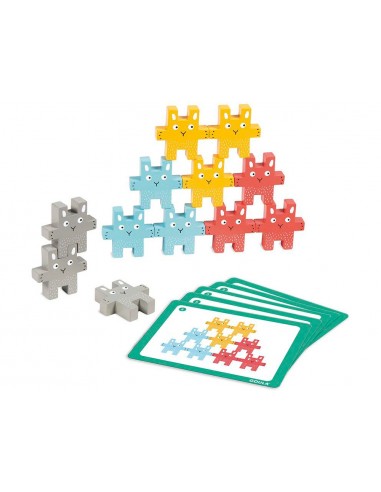 Joc goula didactico apilable conillo