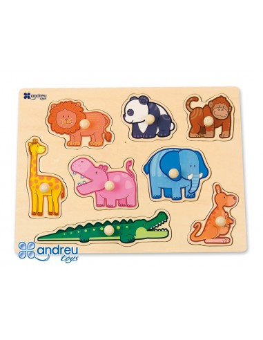 Puzle andreutoys fusta selva 8 peces