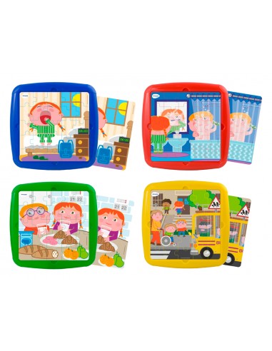 Puzle miniland habit diaris set de 4...