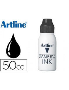 Tinta tampon artline negra...