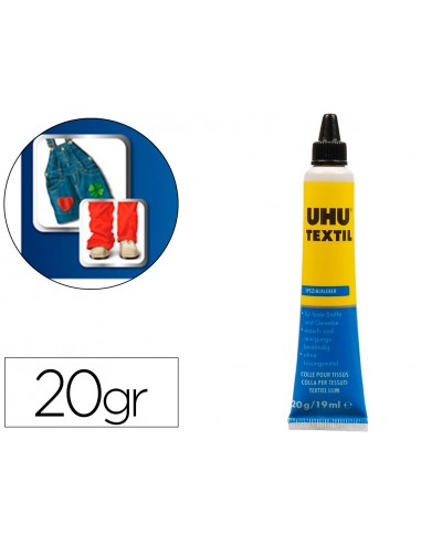 Pegament uhu especial tèxtil tub 20...